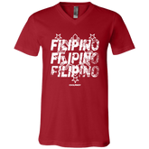 Filipino Filipino Filipino Unisex Jersey V-Neck T-Shirt